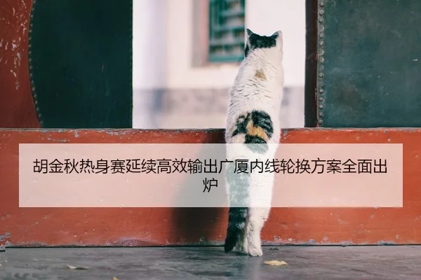胡金秋热身赛延续高效输出广厦内线轮换方案全面出炉